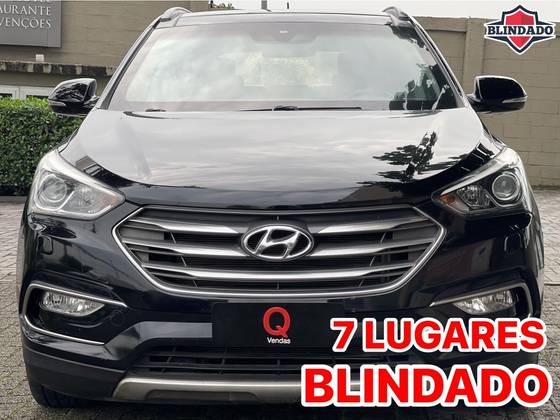 HYUNDAI SANTA FÉ 3.3 MPFI 4X4 7 LUGARES V6 270CV GASOLINA 4P AUTOMÁTICO HYUNDAI SANTA FÉ 3.3 MPFI 4X4 7 LUGARES V6 270CV GASOLINA 4P AUTOMÁTICO